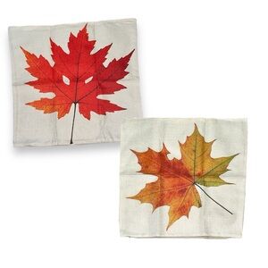 Fall Leaves Pillow Cover Set of 2 - NEW